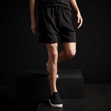 French Terry Sweat Short - Black