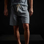 Vintage French Terry Contrast Waist Short - Bluestone Pigment | James Perse Los Angeles