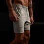 Boxer Short Classic Fit - Heather Grey | James Perse Los Angeles