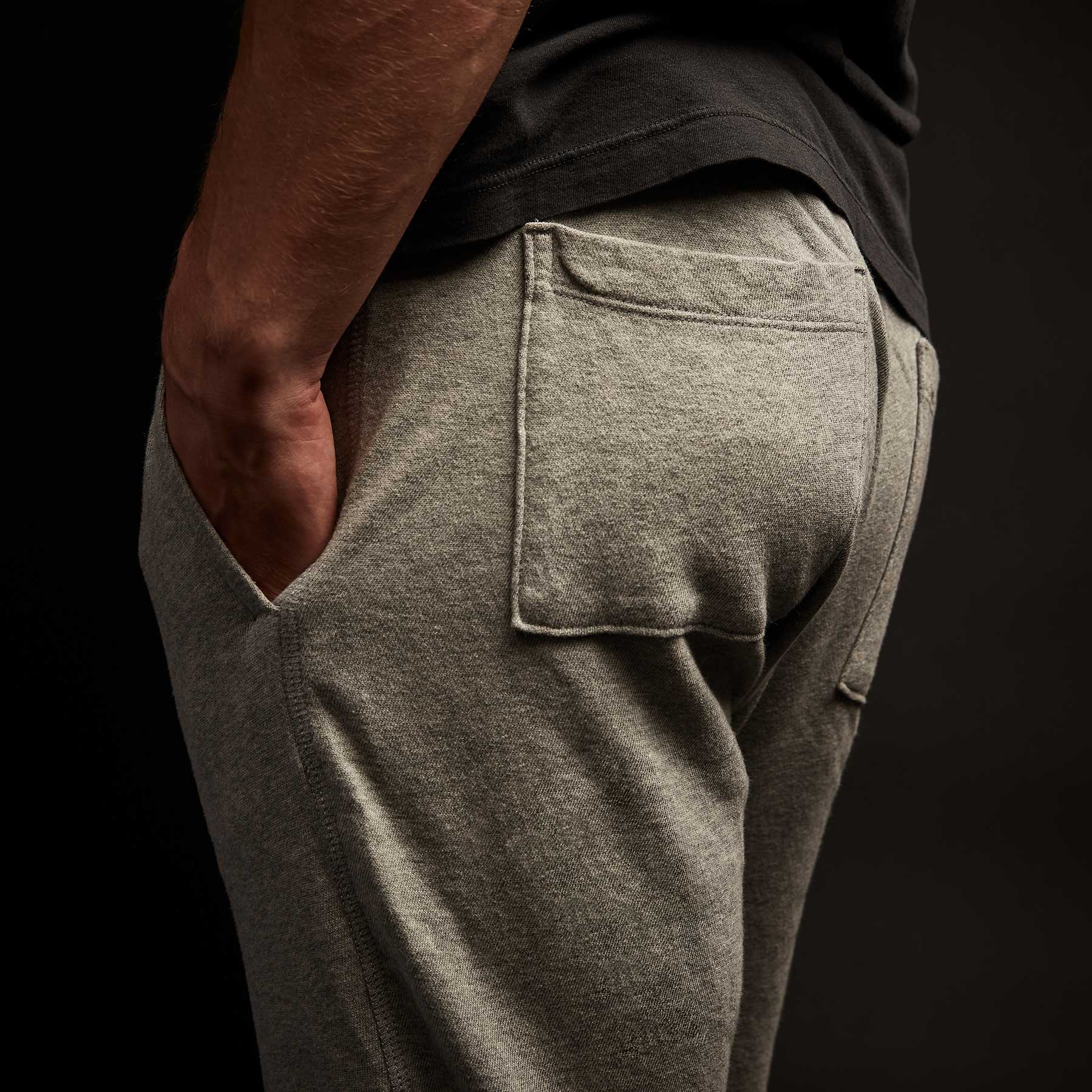 Vintage Fleece Sweatpant In Heather Grey | James Perse Los Angeles