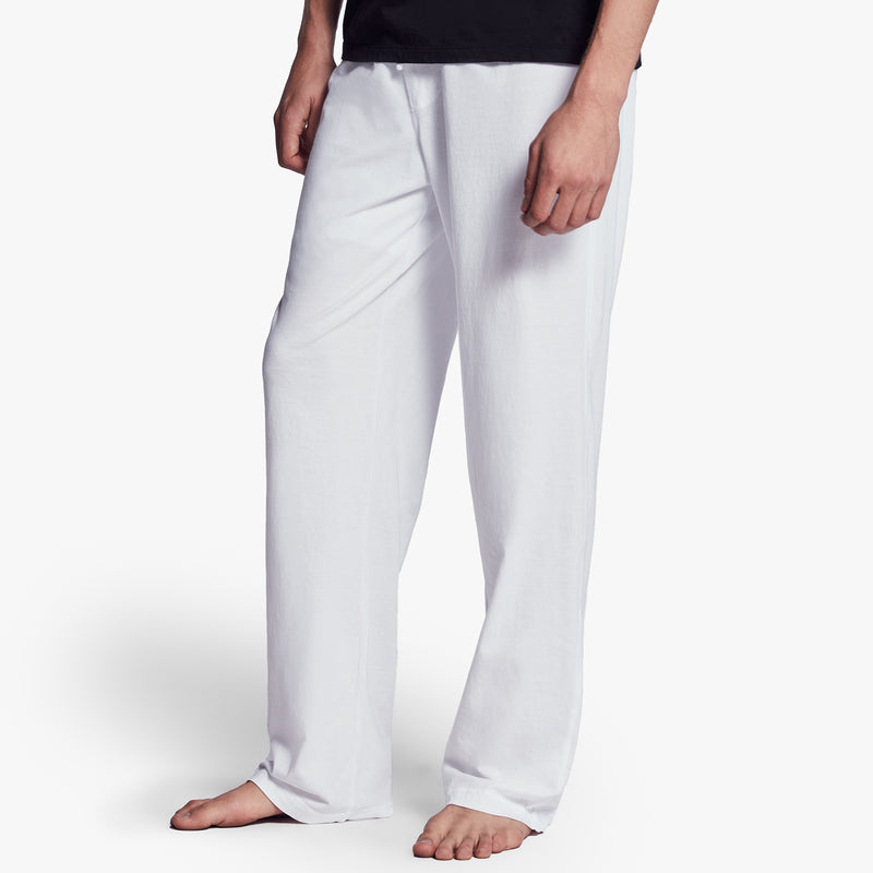 Jersey Pajama Pant In White | James Perse Los Angeles