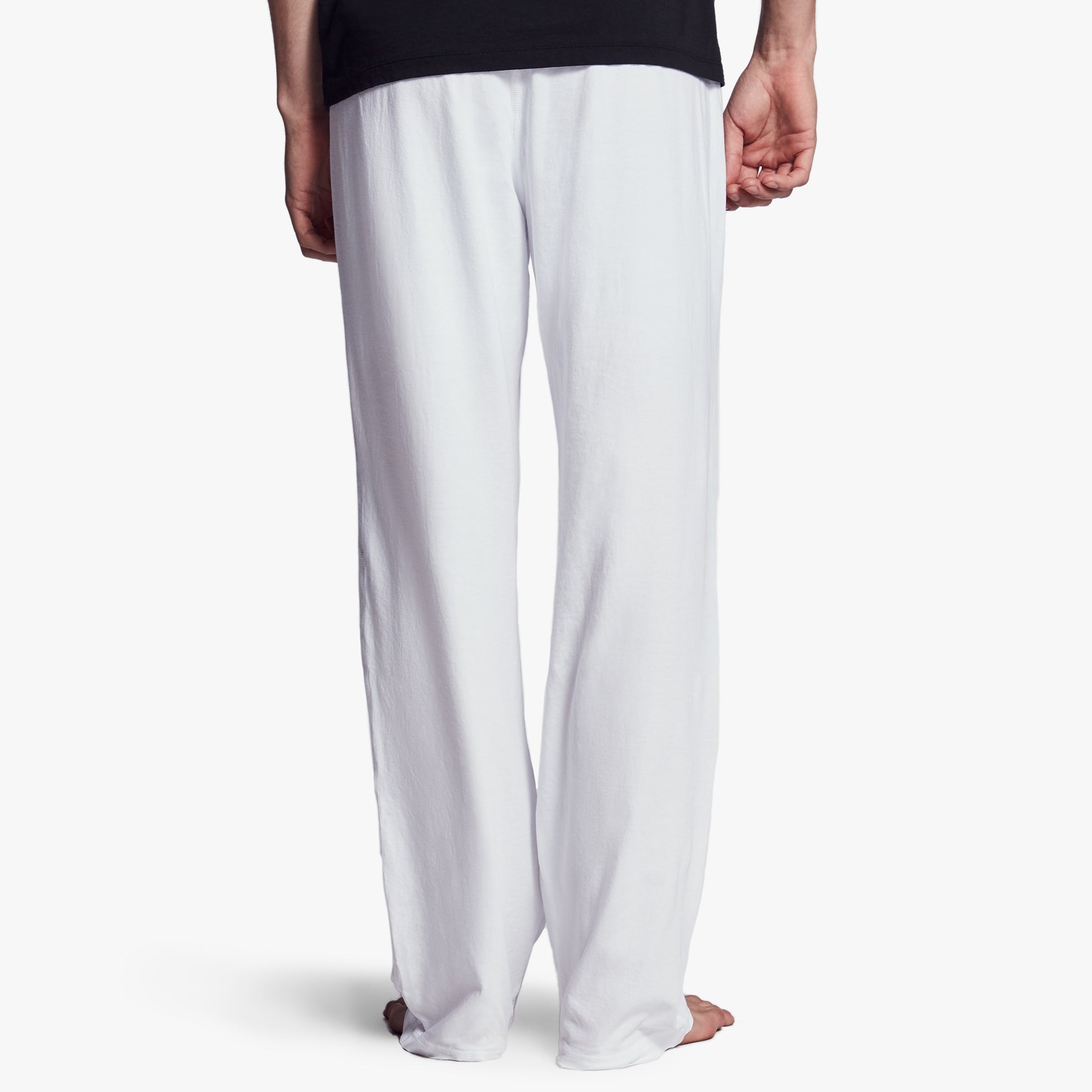 Jersey Pajama Pant In White | James Perse Los Angeles