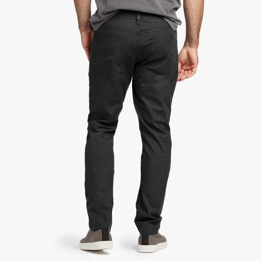 Cotton Canvas 5 Pocket Pant In Heather Charcoal | James Perse Los Angeles