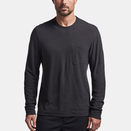 Cotton Linen Jersey Pocket Tee In Magma | James Perse Los Angeles