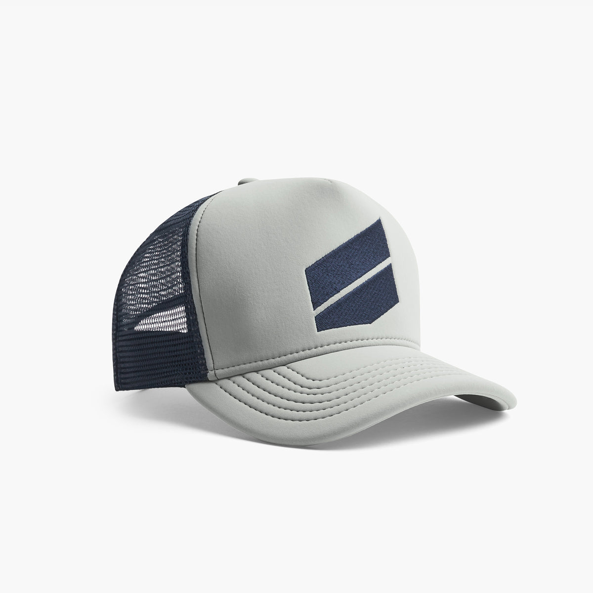 Scuba Graphic Trucker Hat In Pale Grey | James Perse Los Angeles