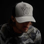 Y/ Outline Embroidery Hat - Pale Grey | James Perse Los Angeles