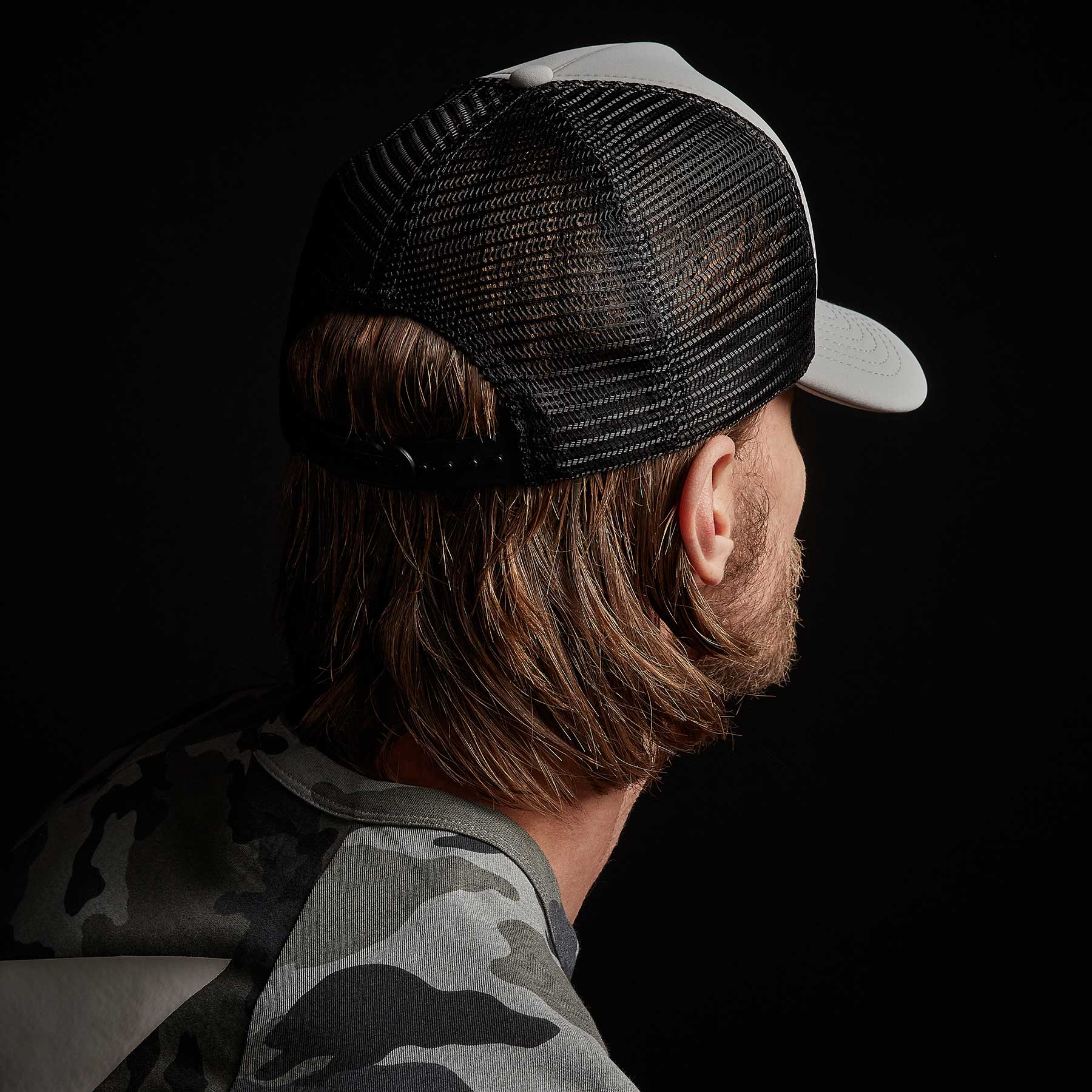 Y/ Outline Embroidery Hat - Pale Grey | James Perse Los Angeles