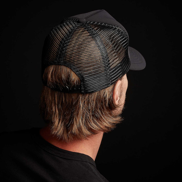 Y/OSEMITE Patch Scuba Trucker - Black | James Perse Los Angeles