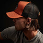 Wave Patch Scuba Trucker Hat In Burnt Orange | James Perse Los Angeles