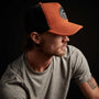 Wave Patch Scuba Trucker Hat In Burnt Orange | James Perse Los Angeles