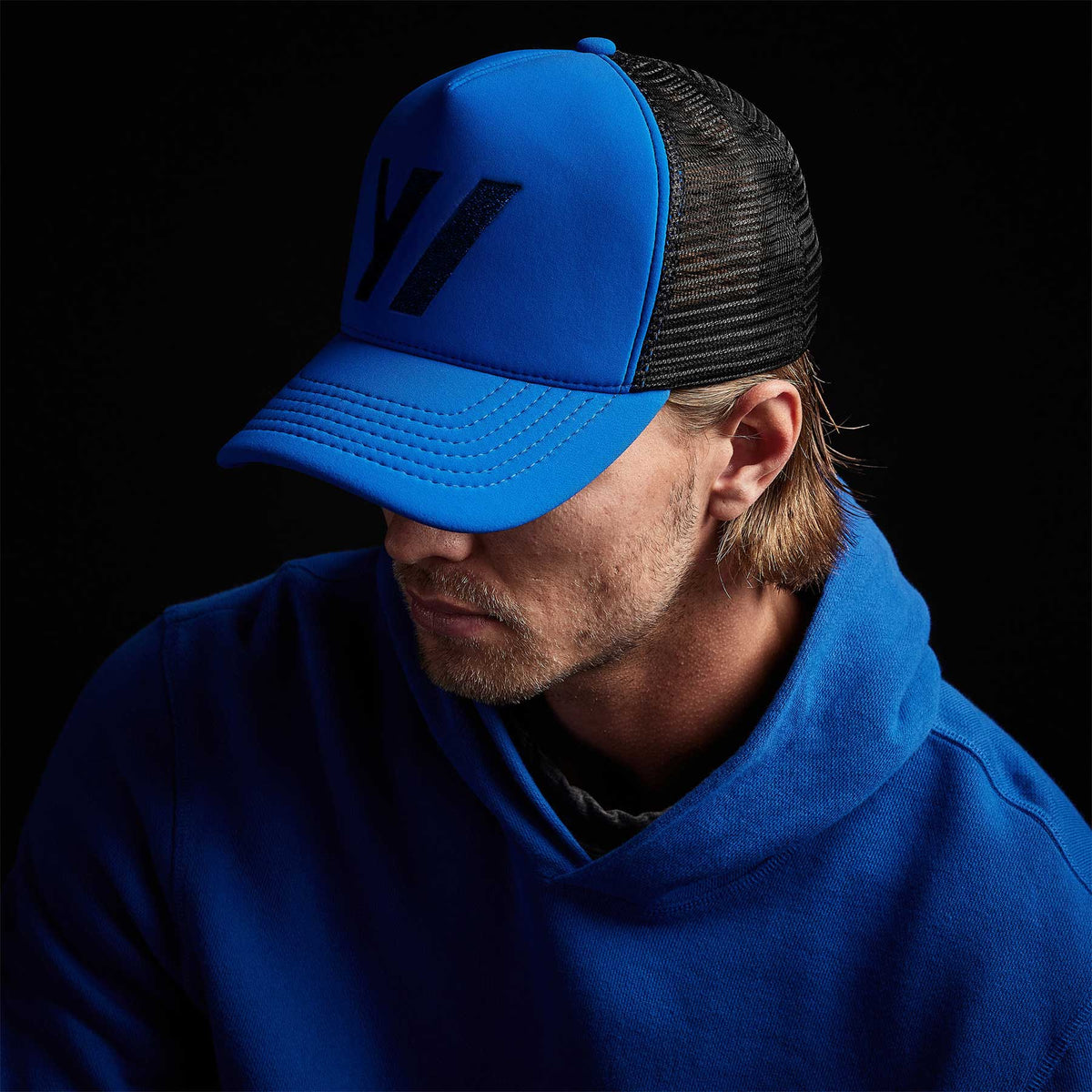 y scubo trucker hat baltic blue mzu0099yx | James Perse Los Angeles 