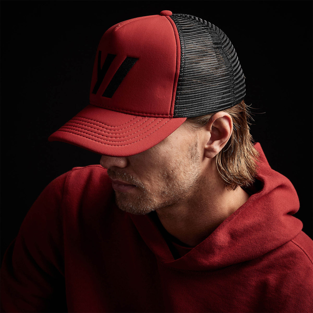 y scuba trucker hat sunstone mzu0099yx | James Perse Los Angeles 
