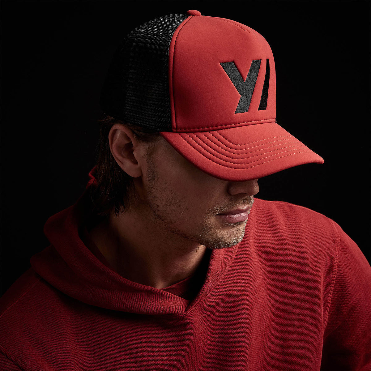 y scuba trucker hat sunstone mzu0099yx | James Perse Los Angeles 