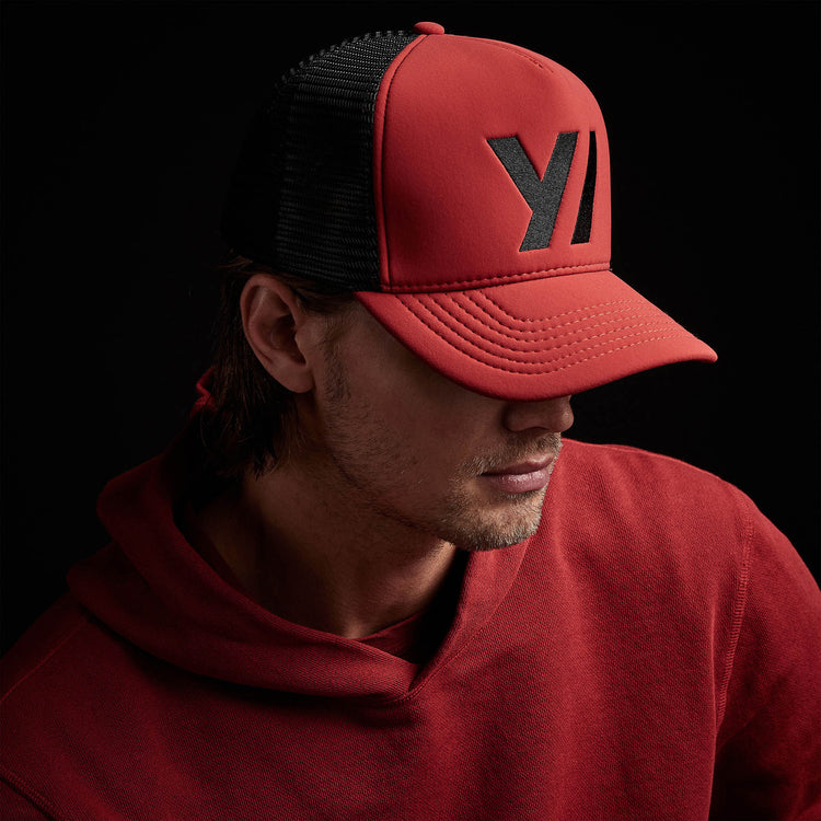 y scuba trucker hat sunstone mzu0099yx | James Perse Los Angeles 