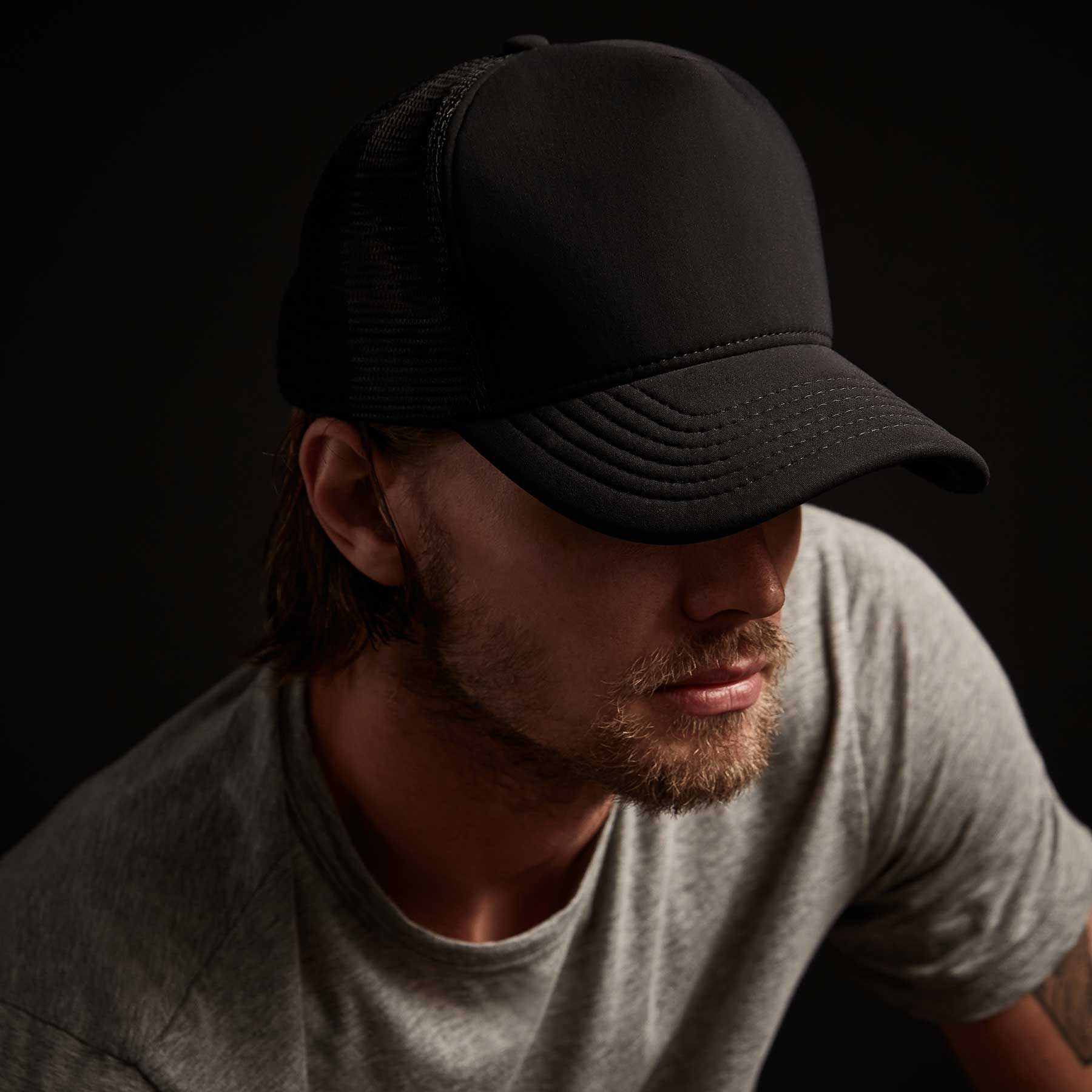 James Perse Scuba Trucker Hat - Black - O/S