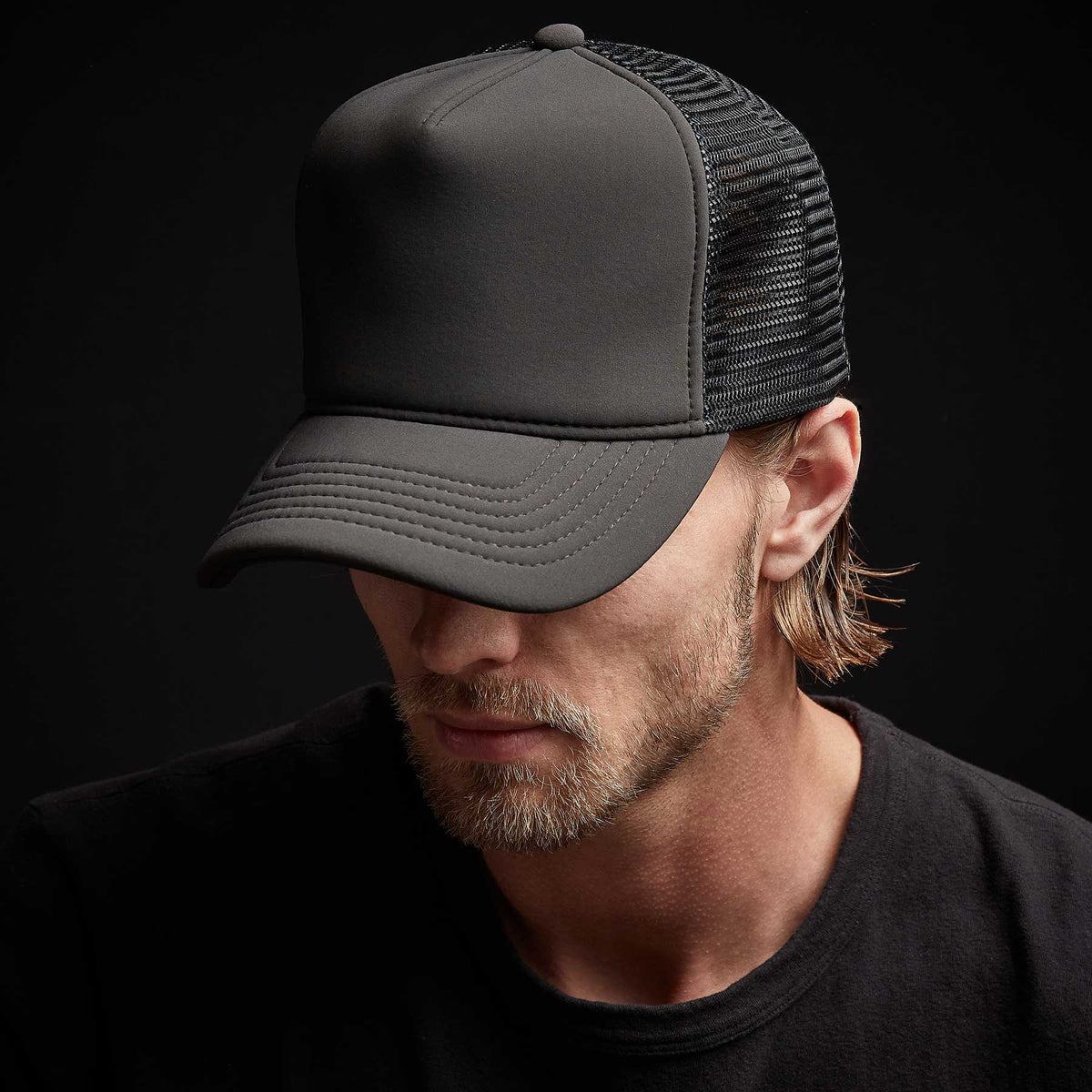 Scuba Trucker Hat - Carbon Grey | James Perse Los Angeles