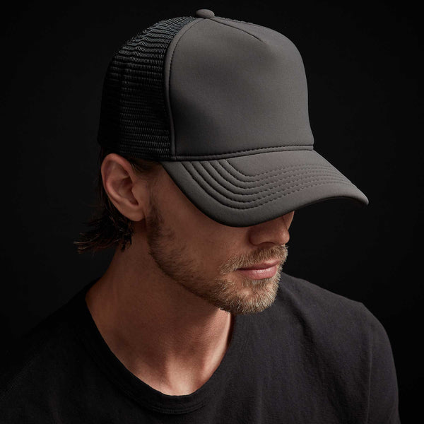 Scuba Trucker Hat - Carbon Grey | James Perse Los Angeles