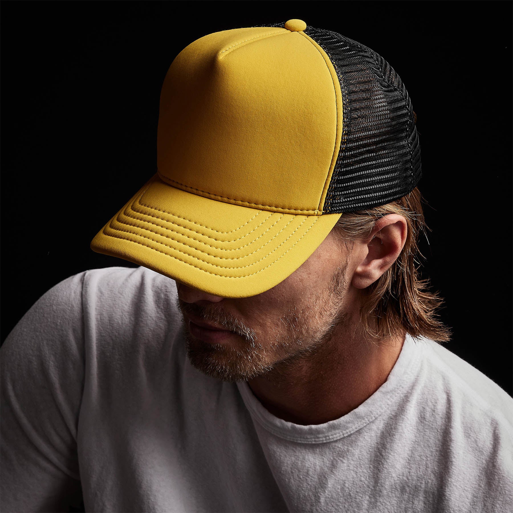 Scuba Trucker Hat in Crocus Yellow | James Perse Los Angeles 