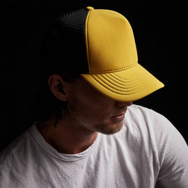 Scuba Trucker Hat in Crocus Yellow | James Perse Los Angeles 
