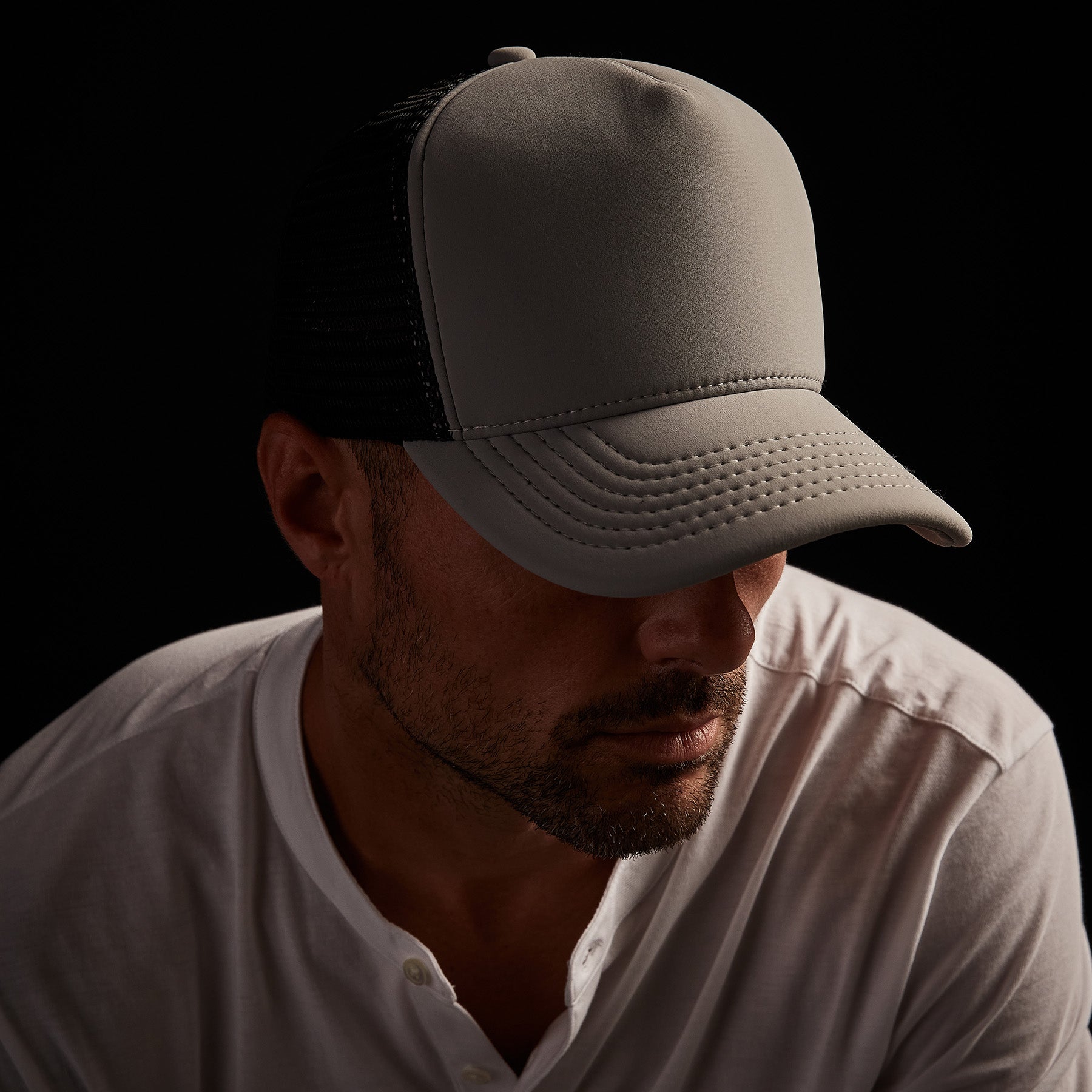 Scuba Trucker Hat - Black | James Perse Los Angeles