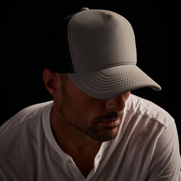 James Perse Scuba Trucker Hat - Pale Grey