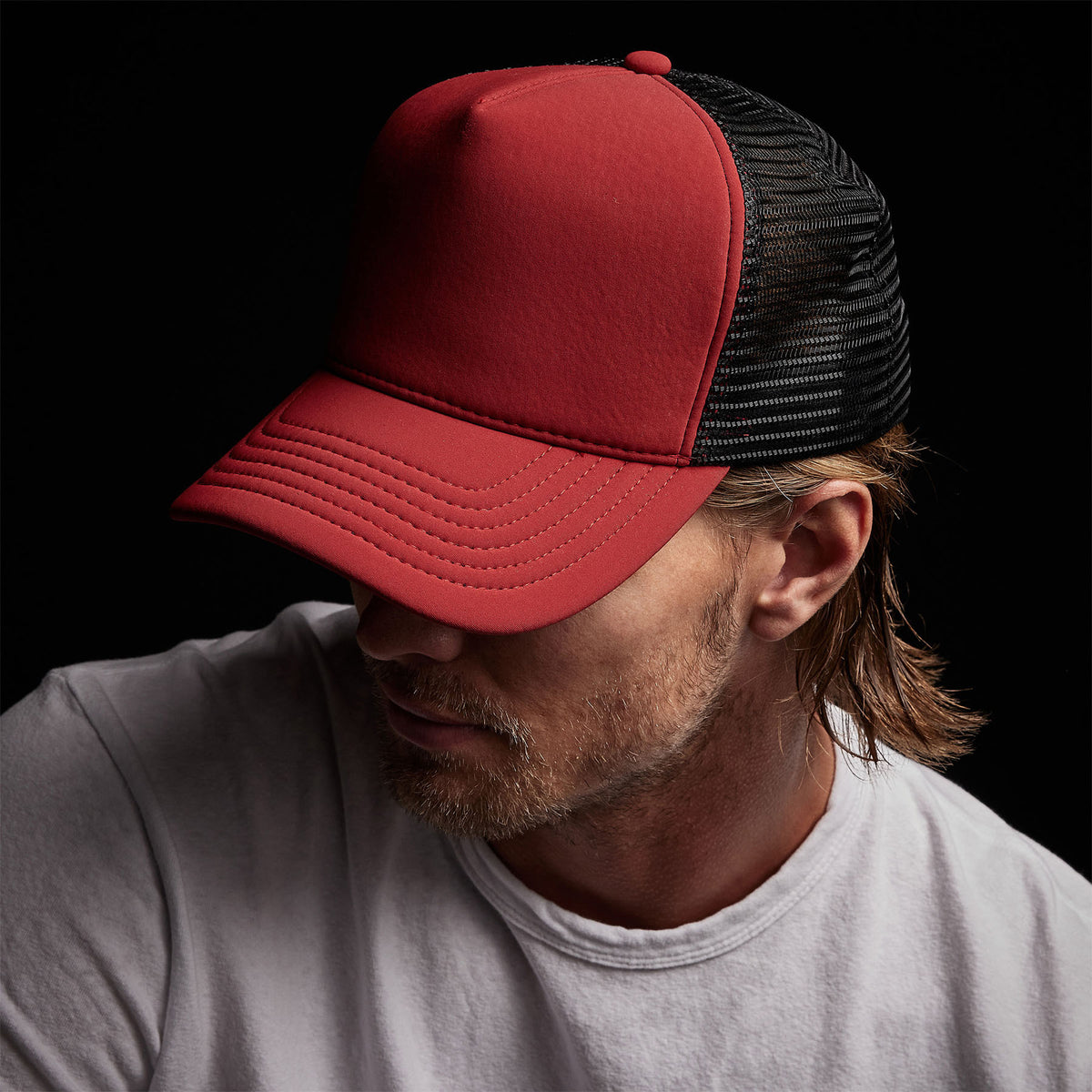 Scuba Trucker Hat in Sunstone | James Perse Los Angeles 