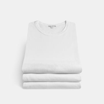 Los Angeles Crew Neck White T-shirt