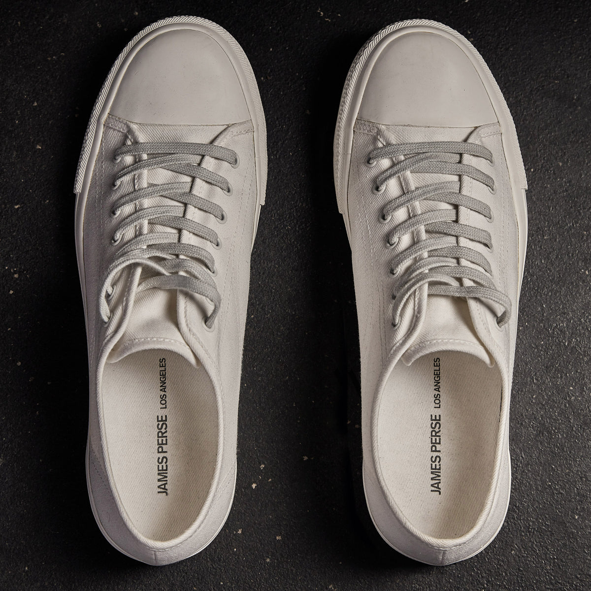 Cotton Linen Vulcanized Sneaker Mens In Canvas | James Perse Los Angeles