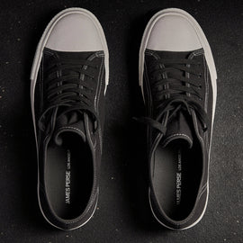 Cotton Linen Vulcanized Sneaker Mens In Squid | James Perse Los Angeles