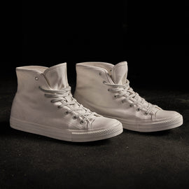 Men's High Top Vulcanized Sneaker In Canvas | James Perse Los Angeles
