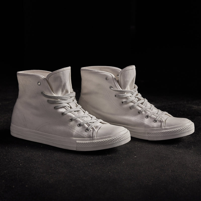 High Top Vulcanized Sneaker Womens In Canvas | James Perse Los Angeles