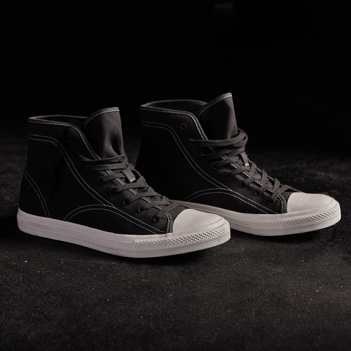High Top Vulcanized Sneaker Mens In Squid | James Perse Los Angeles
