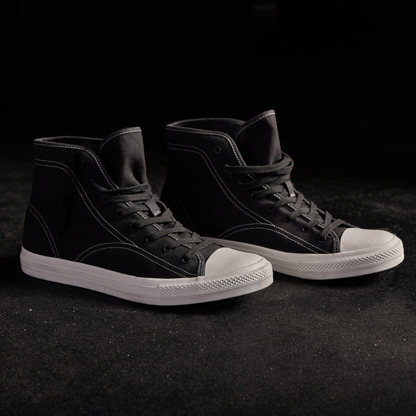 High Top Vulcanized Sneaker Womens In Squid | James Perse Los Angeles
