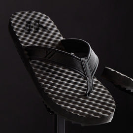 Men's Y/OSEMITE Sport Flip Flop - Black/Black | James Perse Los Angeles