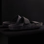 Double Strap Suede Slide Mens In Ash | James Perse Los Angeles