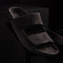 Double Strap Suede Slide Mens In Ash | James Perse Los Angeles
