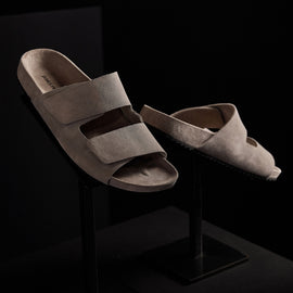 Double Strap Suede Slide Mens In Earth | James Perse Los Angeles