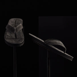 Men's Suede Flip Flop in Ash | James Perse Los Angeles