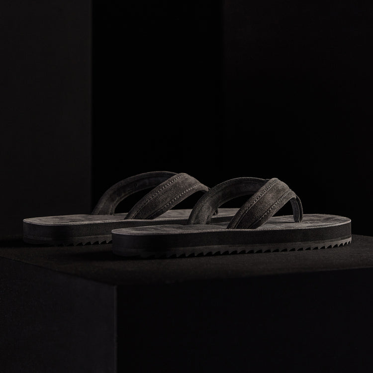 Men's Suede Flip Flop in Ash | James Perse Los Angeles