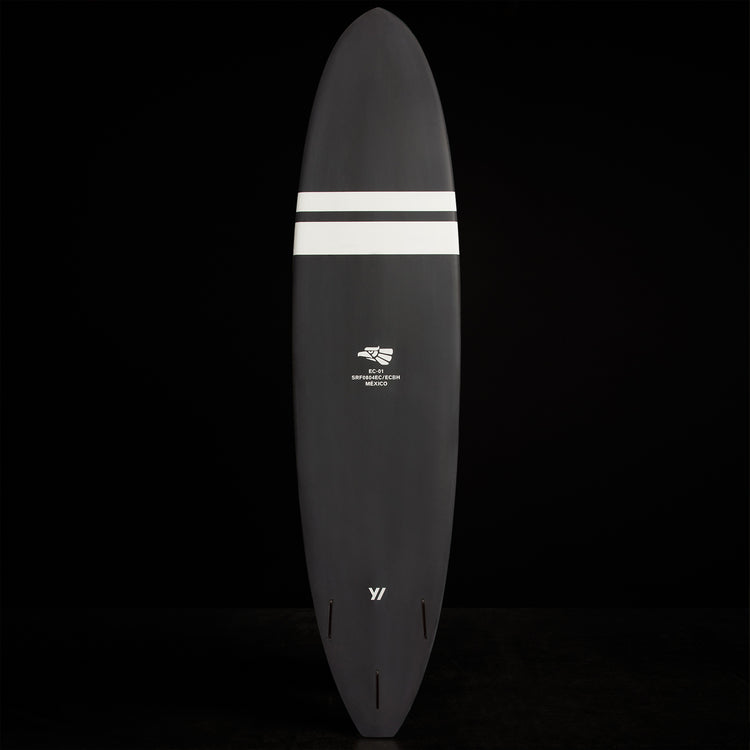 EC01 East Cape Longboard 7' X 10" in Black | James Perse Los Angeles