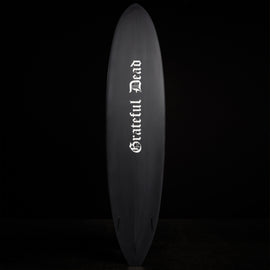 Grateful Dead Longboard In Carbon Pigment W/ Skull | James Perse Los Angeles