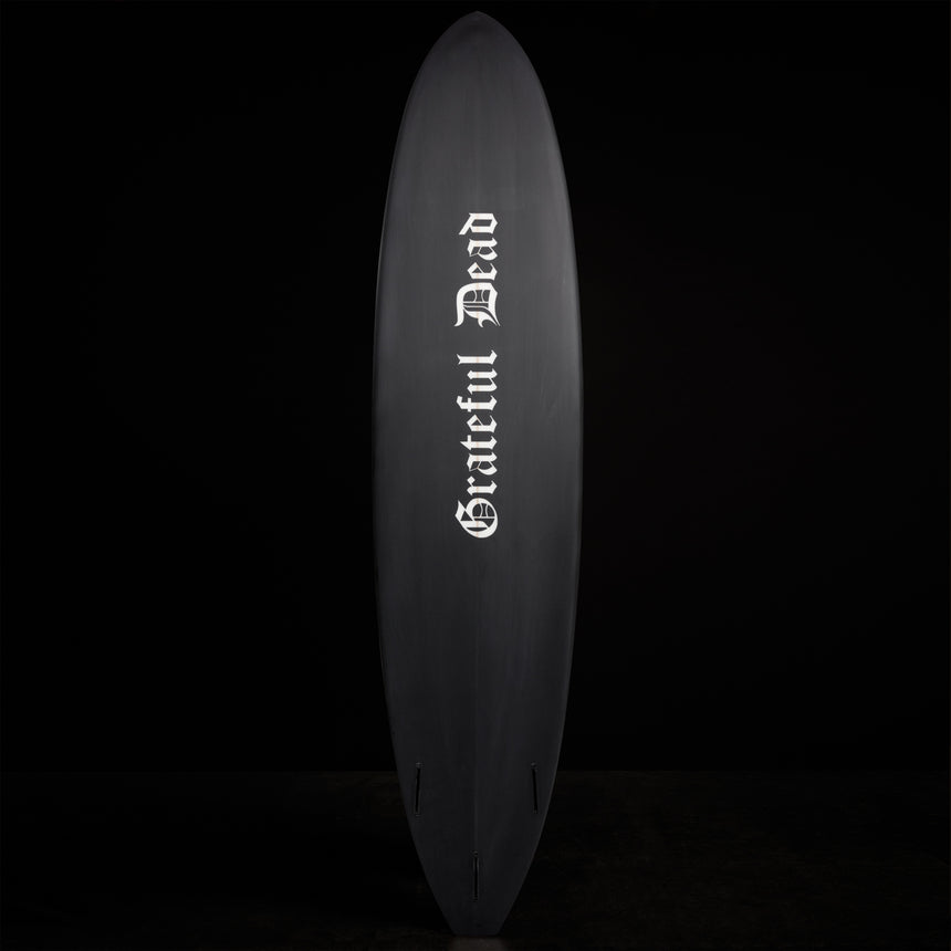 Grateful Dead Longboard In Carbon Pigment W/ Skull | James Perse Los Angeles