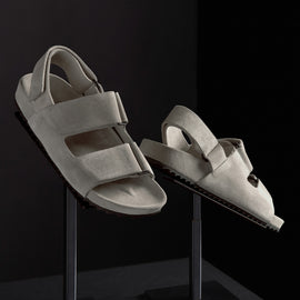 Women's Double Strap Velcro Sandal in Earth | James Perse Los Angeles 
