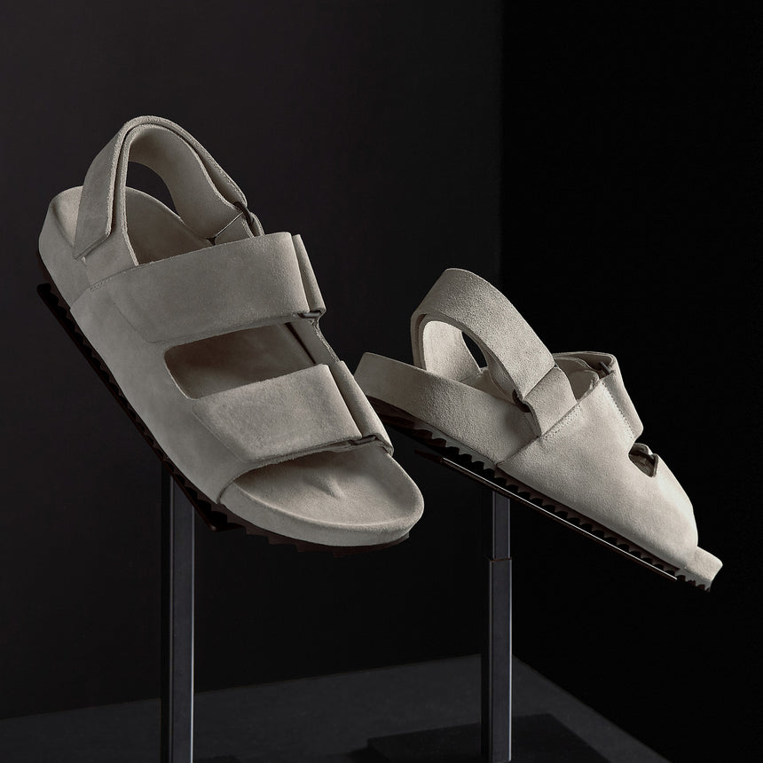 Women's Double Strap Velcro Sandal in Earth | James Perse Los Angeles 
