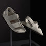 Women's Double Strap Velcro Sandal in Earth | James Perse Los Angeles 