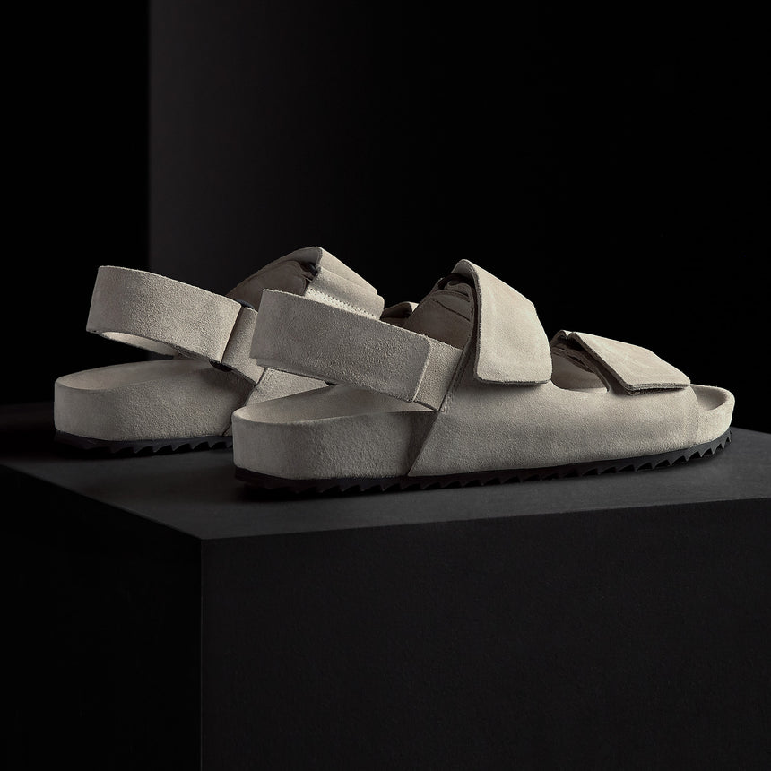 Women's Double Strap Velcro Sandal in Earth | James Perse Los Angeles 