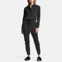 Mixed Media Jumpsuit In Black Pigment | James Perse Los Angeles