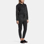 Mixed Media Jumpsuit In Black Pigment | James Perse Los Angeles