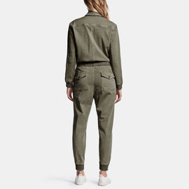 Mixed Media Jumpsuit - Sergeant Pigment | James Perse Los Angeles