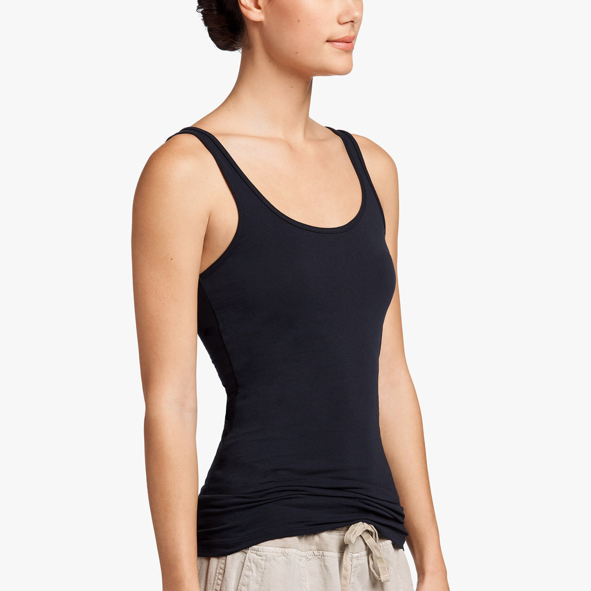 Long Jersey Tank - Deep Pigment | James Perse Los Angeles